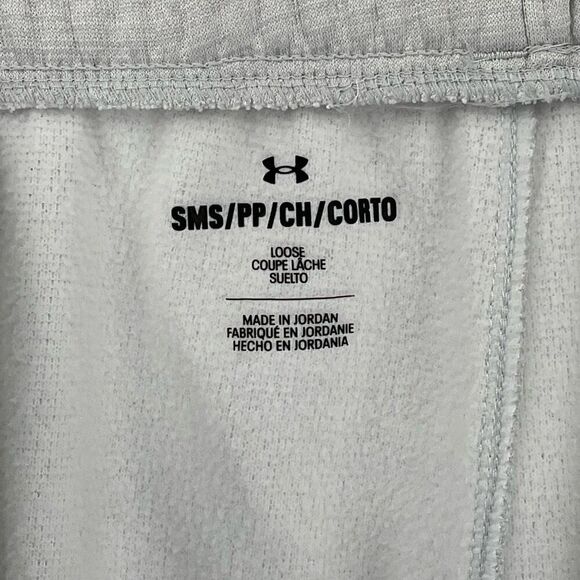Under Armour Fleece Jogger Pants Loose Fit Grey Women Small Lightweight Soft - Picture 5 of 7